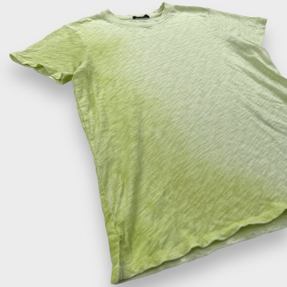 ATM Anthony Thomas Melillo T Shirt Womens Small Ombre Fade Slub Green - Picture 5 of 12